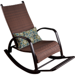 Balcony Rocking Chair Recliner Chair Household Rocking Chair Leisure Carefree Chair Combination Table And Chair Three Piece Set Charles