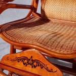 Rocking Chair Reclining Chair Rattan Chair Elderly Lazy Sofa Chair Adult Reclining Chair Carefree Chair Leisure Outdoor Courtyard Rocking Chair