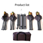 Outdoor Folding Table And Chair Set Folding Table Publicity Table Aluminum Alloy Picnic Table And Chair Five Piece Set Self Driving Travel Equipment