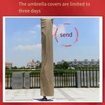 Outdoor Sun Umbrella Courtyard Big Sun Roman Umbrella Terrace Garden Stall 2.5m Square With 340 Catty Water Tank