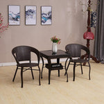 Rattan Chair Balcony Tables And Chairs Single Chair Simple Leisure Stool Teng Chair Small Table Square Table Outdoor Tea Table Combination Sofa Indoor Living Room