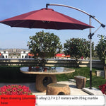 Outdoor Umbrella Courtyard Umbrella Balcony Sunshade Umbrella Outdoor Stall Big Sun Umbrella Garden Terrace Outdoor Roman Umbrella