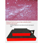 Large Security Sentry Box Umbrella Station Sentry Platform Sunshade Umbrella Community Property Outdoor Umbrella Square 2.5m Umbrella