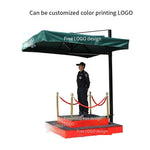 Large Security Sentry Box Umbrella Station Sentry Platform Sunshade Umbrella Community Property Outdoor Umbrella Square 2.5m Umbrella