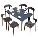 Outdoor Table And Chair Courtyard Garden Terrace Outdoor Tea Table Leisure Iron Table And Chair Combination Outdoor Coffee Restaurant Milk Tea Table And Chair 4 + 1 (with 80cm Black Silk Square Table)