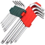 Hexagon Box Spanner Tool Set 9-piece Professional Star Shaped Medium Hole Screwdriver Metric Hexagon Spanner