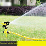 Garden Lawn Gardening Nozzle 360 Degree Controllable Triangular Support Vegetable Garden Sprinkler Greening Agricultural Rocker Arm Irrigation Nozzle