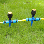 360 Degree Automatic Rotary Sprinkler Watering Artifact Sprinkling Green Lawn Watering Garden Vegetable Agricultural Cooling Irrigation Sprinkler 4 Points Mcgonagall Sprinkler + Ground Plug + 4 Points Quick Connect