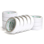 Cotton Paper Double Sided Tape 24mm * 9100mm * 80um (White) (12 Rolls / Bag)
