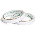Cotton Paper Double Sided Tape 12mm * 9100mm * 80um (white) (24 Rolls / Bag)