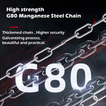 2t 3m (Double Chain) Chain Block Manual Chain Hoist G80 Manganese Steel Chain Carburized Reinforced Gear Material Handling Equipment For WorkShop HS-C2
