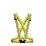Night Riding Reflective Strap Night Running Clothes Breathable Fluorescent Vest Running Highlight Construction Site Traffic Command Safety Vest Pink