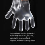 Disposable PE Film Transparent Gloves Sanitary Gloves Catering Hairdressing Crayfish Gloves 5000 Packs