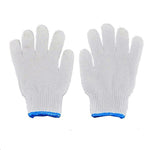 10 Size 200 Pairs White Gloves Labor Protection Gloves Gauze Gloves Industrial Protective Thread Gloves