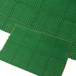 Splicing Plastic Simulation Grass Mat Lawn Mat Bathroom Mat Waterproof And Anti Slip Mat Door Mat Decoration Green Grass Mat Green 60x40cm / Piece