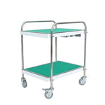 2 Layer Trolley Tool Car For Office Goods Pushing Document, On-board Goods Circulation Car, Small Pull Car, Flat Car