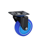 Caster TPR Silent Rubber Wheel Hand Cart Caster 3 Inch Single Wheel