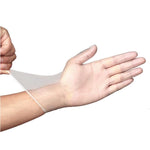 Disposable PVC Gloves Disposable Protective Gloves Not Breakable Safe Healthy And Durable 100 Pieces / Bag
