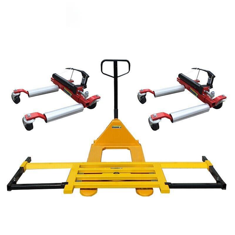 4t, 1.8m Longer Hydraulic Car Shifter, Mechanical Trailer Frame, Mobile Car Shifter, Obstacle Removal Artifact Tool,And Hydraulic Third Generation * 2 Sets