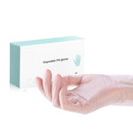 Disposable Thickened Leak Proof Elastic Gloves Beauty Kitchen Cleaning Catering TPE Plastic Film Gloves Hygiene Box Extraction 100 Pieces / Box