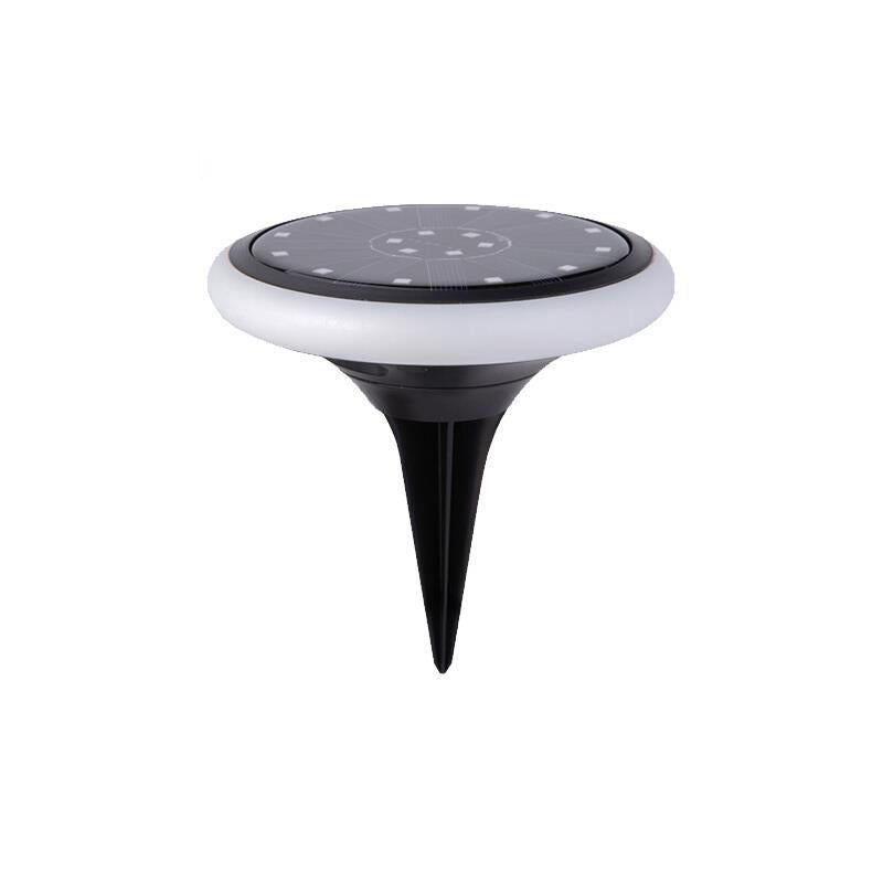 Solar Lamp, Ground Lamp, Villa Garden Decoration, Super Bright Waterproof LED Lamp, Outdoor Lawn Floor Lamp, RGB Seven Color Black And White