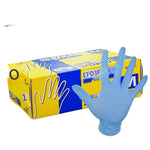 100 Pieces/BoxWear Resistant Disposable Nitrile Gloves Dining Gloves Powder Free Test Gloves Blue