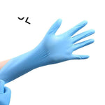 100 Pieces/BoxWear Resistant Disposable Nitrile Gloves Dining Gloves Powder Free Test Gloves Blue