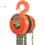 HS-Z01 Type Round Chain Block Inverted Chain Lifting Equipment Hoisting Machine Manganese Steel Orange 1t 4m