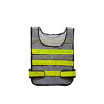 Night Reflective Mesh Vest Reflective Vest Safety Clothing Sanitation Workers Traffic Construction Warning Reflective Vest Black