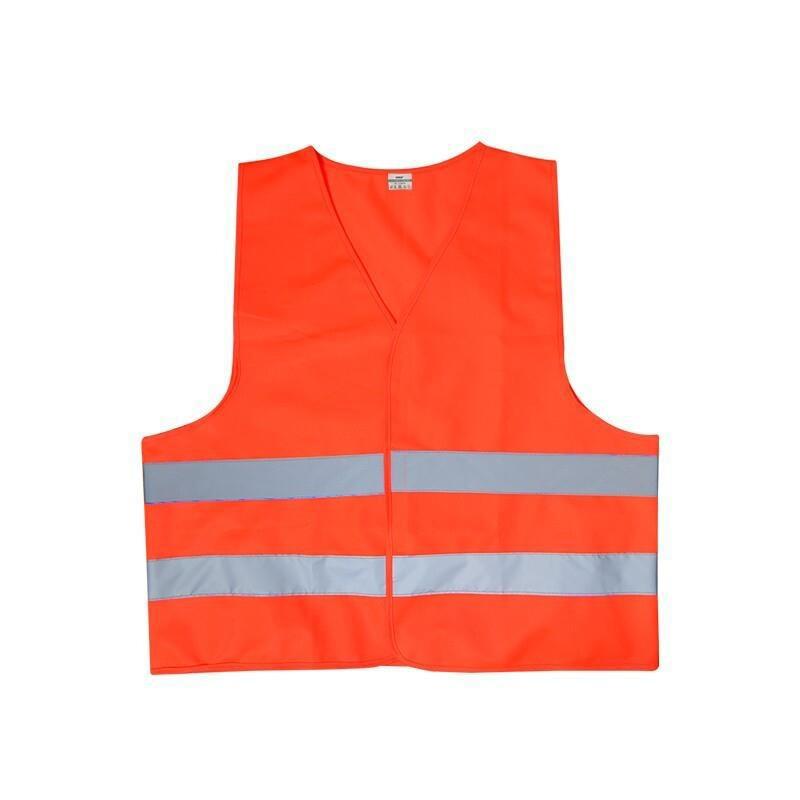 Reflective Vest Reflective Vest Fluorescent Vest Reflective Outdoor Construction Environmental Safety Reflective Coat Fluorescent Orange / 2xl