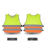 Children's Reflective Vest Safety Vest Primary School Students Reflective Clothing Traffic Safety Vest Color Matching - L Size
