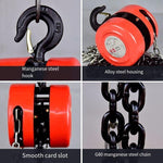 Hoist Lifting Hoist Manual Gourd Chain Block 1t 6m Manganese Steel