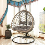 Indoor Hanging Basket Hanging Chair Rattan Chair Double Hanging Orchid Chair Cradle Chair Household Lazy Chair Balcony Hammock Swing