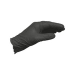 100 Pieces / Pack Black Nitrile Gloves Disposable Protective Powder Free XL Size Gloves