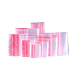 5cm * 7cm 5000 Pieces Disposable PE 12 Thread Self Sealing Bag Thickened Transparent Sealed Bag Zipper Bag Sample Storage Bag