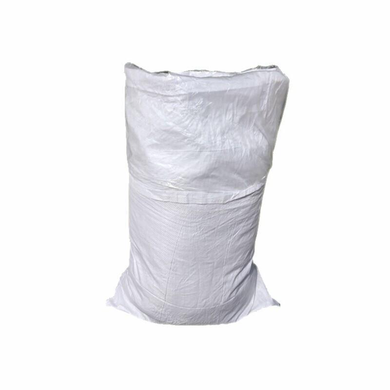 White 130*160 (100 Pack) Covered Woven Bag With Inner Lining Snake Skin Bag