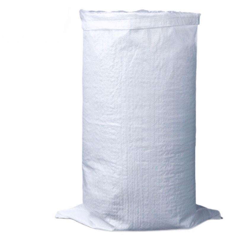 50*80cm 50 Pack White Woven Bag Medium Thickness Inner Membrane