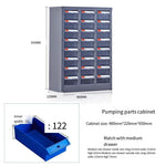 Parts Cabinet Drawer Type Tool Cabinet Parts Box Electronic Components Material Screw Classification Storage Cabinet Box 24 Drawer Transparent Drawer Without Door