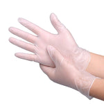 100 Pieces/Bag Disposable PVC Gloves Disposable Protective Gloves Safety Gloves 232mm Free Size