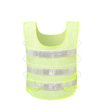 Reflective Vest Fluorescent Yellow Green Mesh Car Traffic Safety Warning Vest Environmental Sanitation Construction Duty Riding Safety Suit