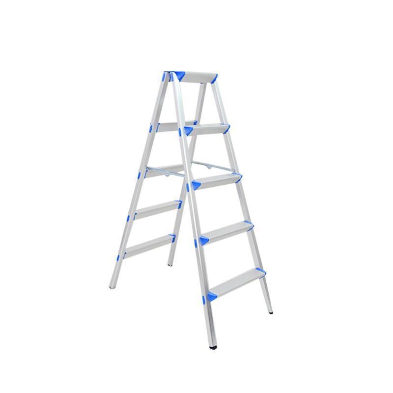 1.4m Two Side Anti Slip Folding Ladder, Aluminum Ladder, Herringbone Thickened Ladder, Factory Family Ladder, Double Side Ladder, 5 Steps