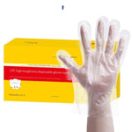 Thicken And Lengthen Disposable Gloves CPE Disposable Gloves For Eating Lobster Baking Non Stick Cooking Gloves 100 Pieces / Box