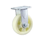 6 Fixed Biaxial Beige Polypropylene(PP) Casters 4 Medium And Heavy Directional Wheels