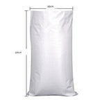 60*100cm 10 White Moisture-proof And Waterproof Woven Bag Moving Bag Snakeskin Bag Express Parcel Bag Packing Loading Bag Cleaning Garbage Bag