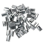 6 Pieces Plastic Steel Belt Packing Buckle Plastic Steel Belt Buckle Galvanized Anti Slip Belt Serrated Buckle