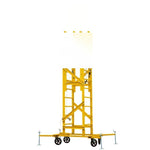 1.4m Telescopic Tower Ladder Mobile Platform Ladder Carbon Steel Material