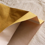 FZ1172 Yellow Moisture-proof Packaging Bag Snake Skin Feed Woven Plastic Composite Kraft Paper Bag 50 * 70 100 Pieces