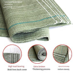FZ1045 Plastic Woven Bag Snakeskin Express Logistics Moving Packing Gray Thickened 80 * 120 100 Pieces