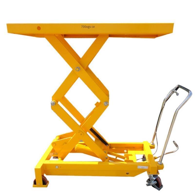 Forklift Manual Hydraulic Lifting Platform Truck 500kg Rise 1.5m