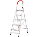 Five Step Miter Ladder Folding Aluminum Alloy Ladder for Home Factory